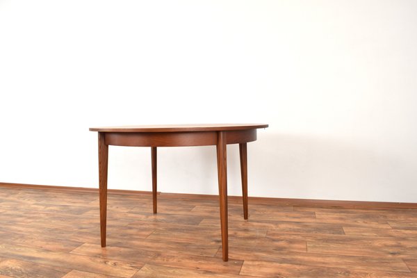 Mid-Century Danish Teak Extendable Dining Table, 1960s-LOT-2032075