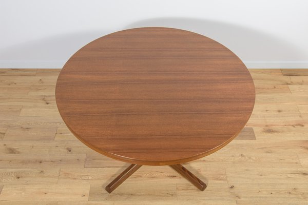 Mid-Century Danish Teak Extendable Dining Table, 1960s-NIT-1795643