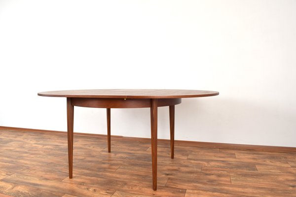 Mid-Century Danish Teak Extendable Dining Table, 1960s-LOT-2032075