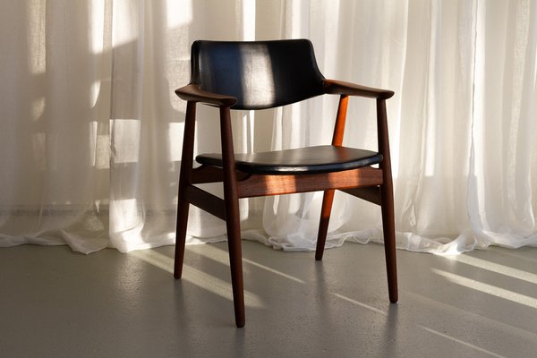 Mid-Century Danish Teak GM11 Armchair by Svend Aage Eriksen for Glostrup, 1960s-WIX-1796327