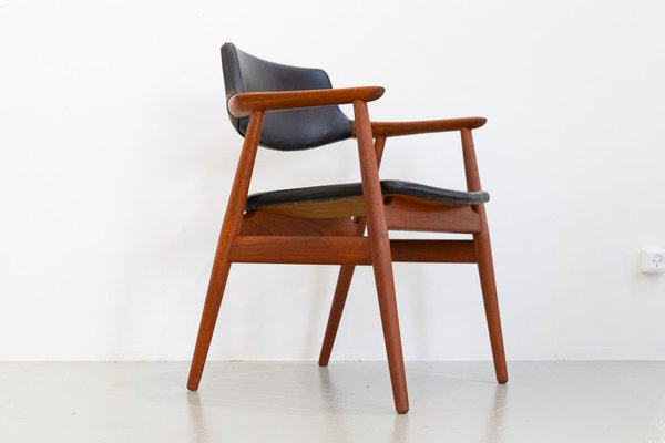 Mid-Century Danish Teak GM11 Armchair by Svend Aage Eriksen for Glostrup, 1960s-WIX-1796327