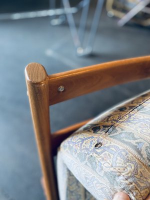 Mid-Century Danish Teak High Back Lounge Chair attributed to Gustav Thams, 1961-JO-1700197