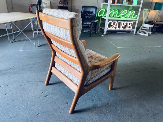 Mid-Century Danish Teak High Back Lounge Chair attributed to Gustav Thams, 1961-JO-1700197