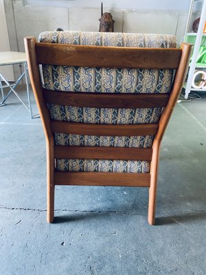 Mid-Century Danish Teak High Back Lounge Chair attributed to Gustav Thams, 1961-JO-1700197