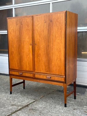 Mid-Century Danish Teak High Sideboard with 2 Drawers attributed to Niels Otto Møller, 1960s-GON-2034008