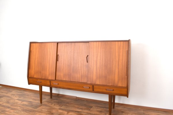 Mid-Century Danish Teak Highboard, 1960s-LOT-2023789