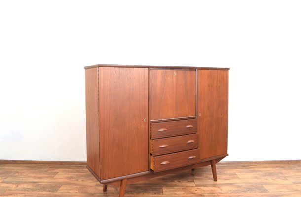 Mid-Century Danish Teak Highboard, 1960s-LOT-2023791