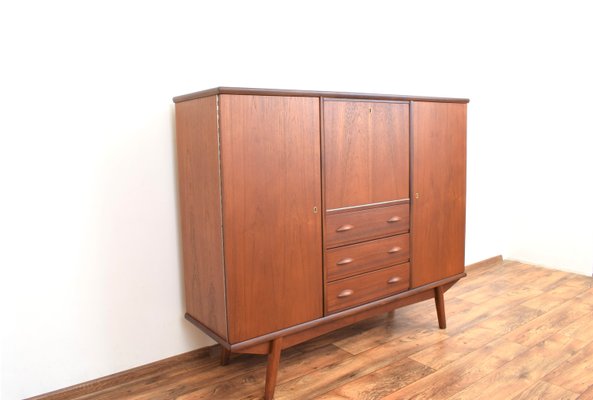 Mid-Century Danish Teak Highboard, 1960s-LOT-2023791