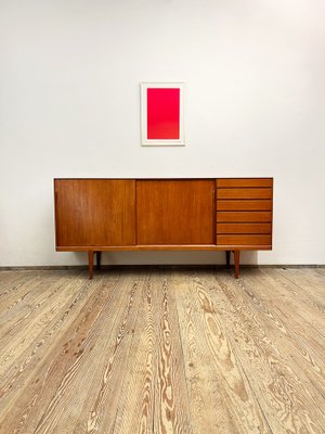 Mid-Century Danish Teak Highboard by Henry Rosengren Hansen for Brand Møbelindustri, 1960s-DOY-1355160