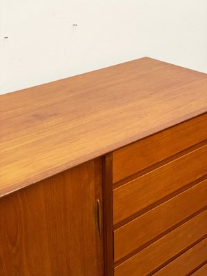 Mid-Century Danish Teak Highboard by Henry Rosengren Hansen for Brand Møbelindustri, 1960s-DOY-1355160