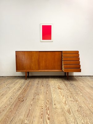 Mid-Century Danish Teak Highboard by Henry Rosengren Hansen for Brand Møbelindustri, 1960s-DOY-1355160