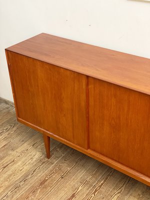 Mid-Century Danish Teak Highboard by Henry Rosengren Hansen for Brand Møbelindustri, 1960s-DOY-1355160