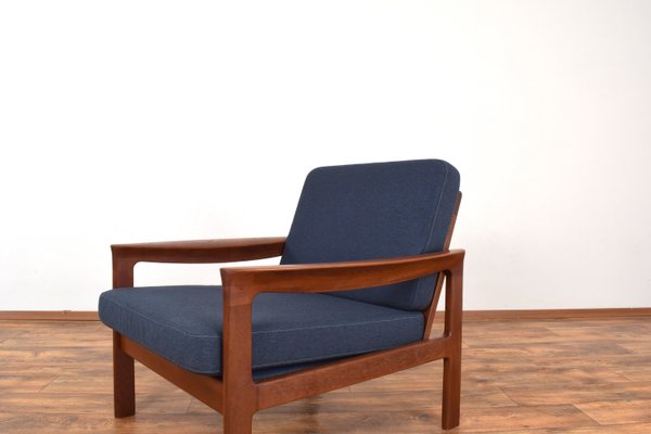 Mid-Century Danish Teak Lounge Chairs by Arne Vodder for Komfort, 1960s, Set of 2-LOT-2023786