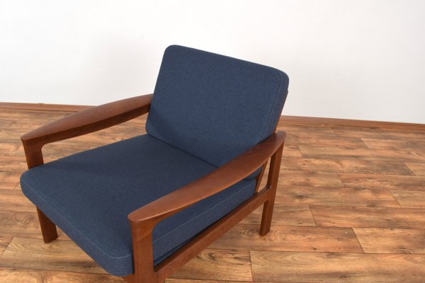 Mid-Century Danish Teak Lounge Chairs by Arne Vodder for Komfort, 1960s, Set of 2-LOT-2023786