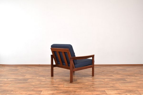 Mid-Century Danish Teak Lounge Chairs by Arne Vodder for Komfort, 1960s, Set of 2-LOT-2023786