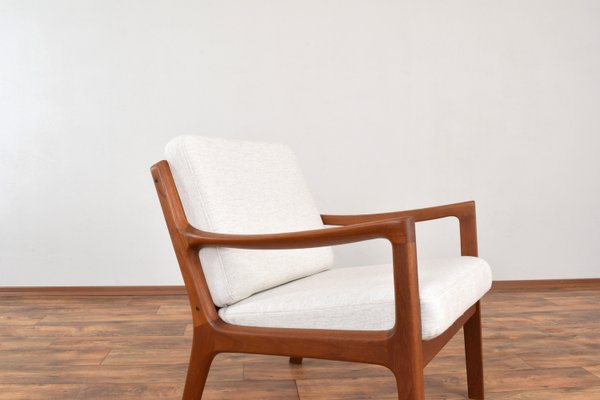 Mid-Century Danish Teak Lounge Chairs by Ole Wanscher for Cado, 1960s, Set of 2-LOT-2024443