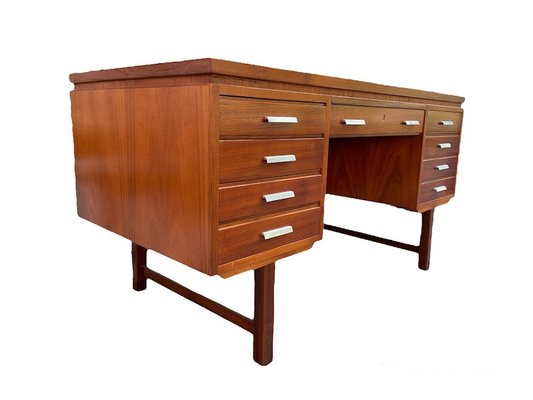 Mid-Century Danish Teak Modern Desk-FSD-1345224