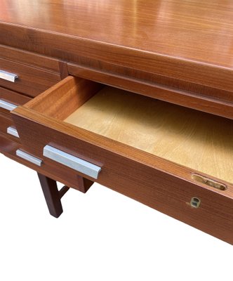 Mid-Century Danish Teak Modern Desk-FSD-1345224