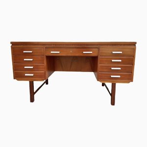 Mid-Century Danish Teak Modern Desk-FSD-1345224