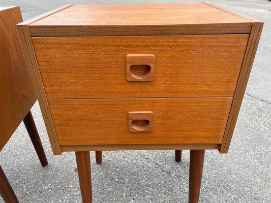 Mid-Century Danish Teak Nightstands, Set of 2-MXB-1357125