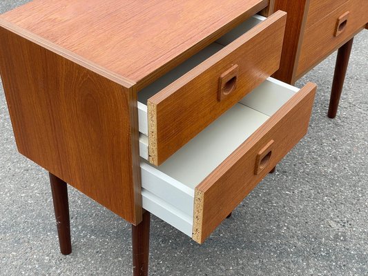 Mid-Century Danish Teak Nightstands, Set of 2-MXB-1357125