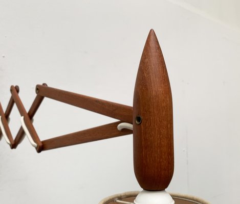 Mid-Century Danish Teak Scissor Wall Lamp from Le Klint-UAH-1015714