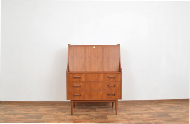 Mid-Century Danish Teak Secretary by Gunnar Nielsen for Tibergaard, 1960s-LOT-2038179