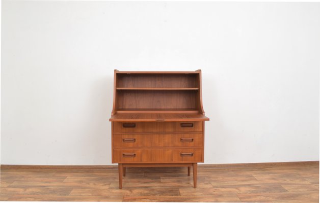 Mid-Century Danish Teak Secretary by Gunnar Nielsen for Tibergaard, 1960s-LOT-2038179