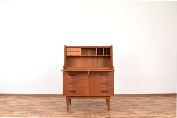 Mid-Century Danish Teak Secretary by Gunnar Nielsen for Tibergaard, 1960s-LOT-1989401