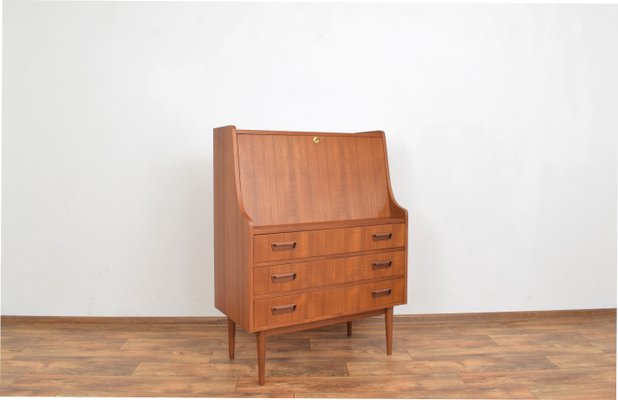 Mid-Century Danish Teak Secretary by Gunnar Nielsen for Tibergaard, 1960s-LOT-2038179