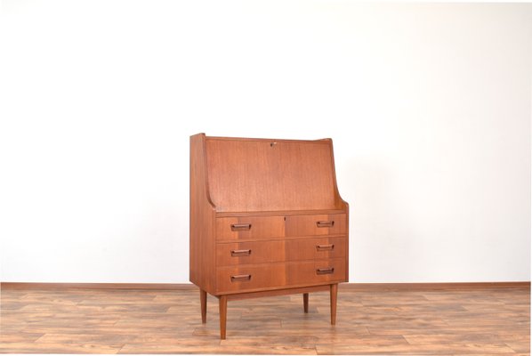 Mid-Century Danish Teak Secretary by Gunnar Nielsen for Tibergaard, 1960s-LOT-1989401