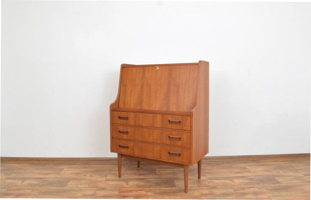 Mid-Century Danish Teak Secretary by Gunnar Nielsen for Tibergaard, 1960s-LOT-2038179