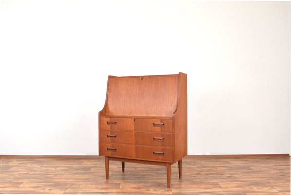 Mid-Century Danish Teak Secretary by Gunnar Nielsen for Tibergaard, 1960s-LOT-1989401