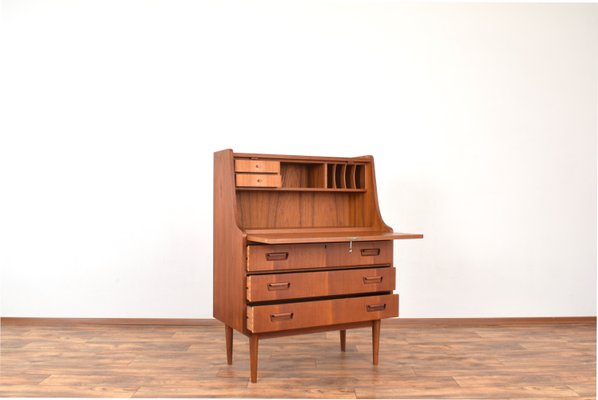 Mid-Century Danish Teak Secretary by Gunnar Nielsen for Tibergaard, 1960s-LOT-1989401