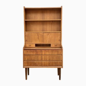 Mid-Century Danish Teak Secretary with Drawers and Desk, 1960s-GON-1757242