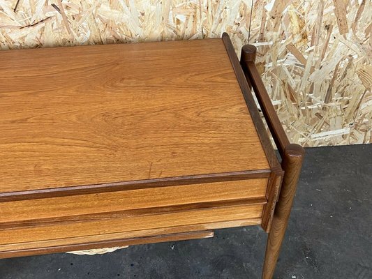 Mid-Century Danish Teak Sewing Box Side Table-EJL-1138854