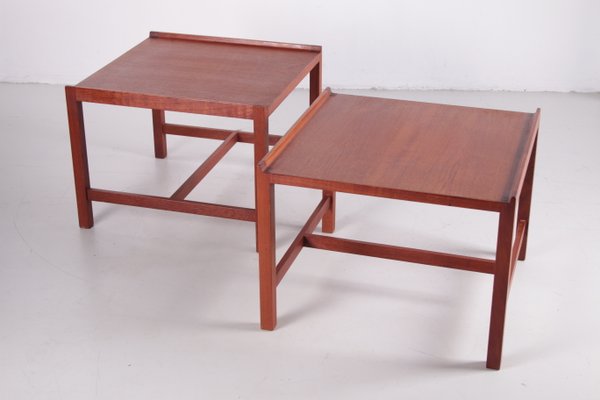 Mid-Century Danish Teak Side Tables, Set of 2-EZZ-933168