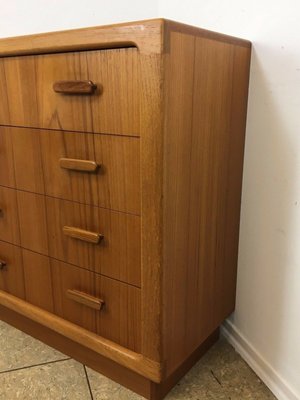 Mid-Century Danish Teak Sideboard Dresser & Mirror-EJL-1138322