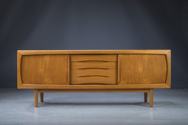 Mid-Century Danish Teak Sideboard from H.P. Hanssen, 1960s-ZZH-1241125