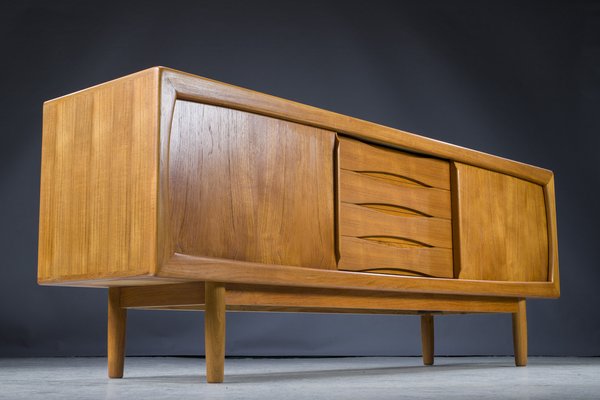 Mid-Century Danish Teak Sideboard from H.P. Hanssen, 1960s-ZZH-1241125