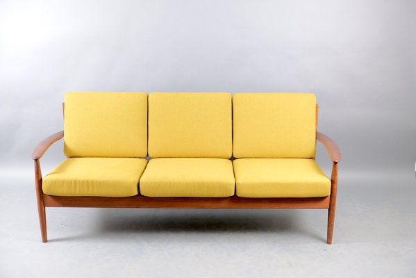 Mid-Century Danish Teak Sofa by Grete Jalk for France & SÃ¸n / France & Daverkosen-CIP-595397