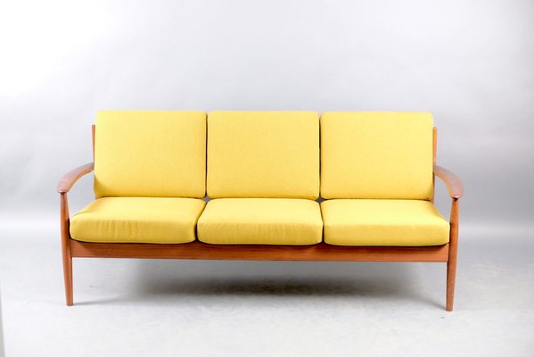 Mid-Century Danish Teak Sofa by Grete Jalk for France & SÃ¸n / France & Daverkosen-CIP-595397