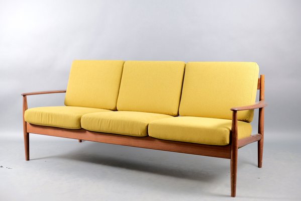 Mid-Century Danish Teak Sofa by Grete Jalk for France & SÃ¸n / France & Daverkosen-CIP-595397