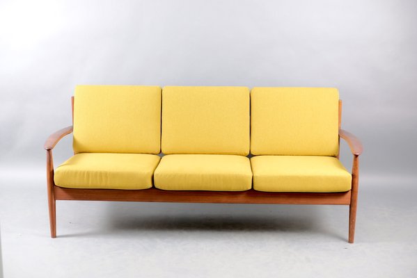 Mid-Century Danish Teak Sofa by Grete Jalk for France & SÃ¸n / France & Daverkosen-CIP-595397