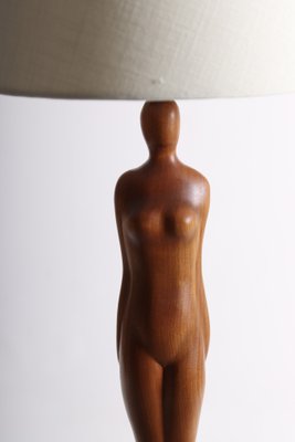 Mid-Century Danish Teak Table Lamp, 1950s-FK-1413871