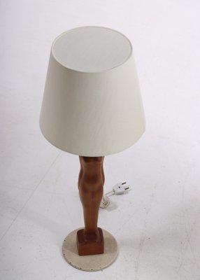 Mid-Century Danish Teak Table Lamp, 1950s-FK-1413871