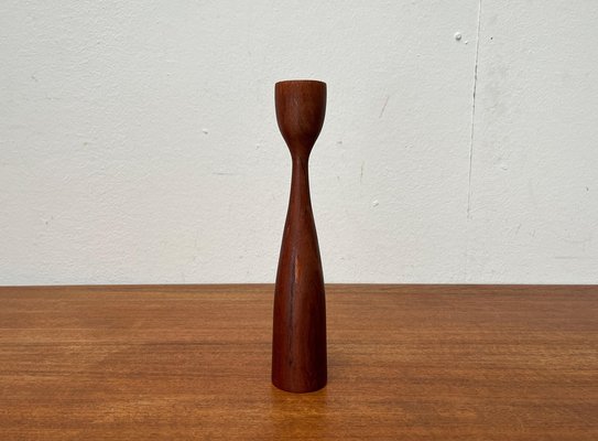 Mid-Century Danish Teak Tulip Candleholder, 1960s-UAH-1796616