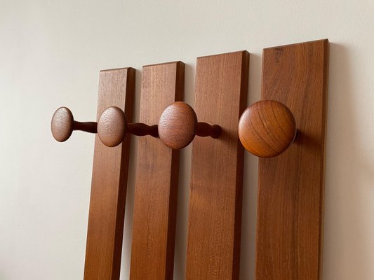 Mid-Century Danish Teak Wall Hooks by Aksel Kjersgaard, 1960s-WSA-1020578