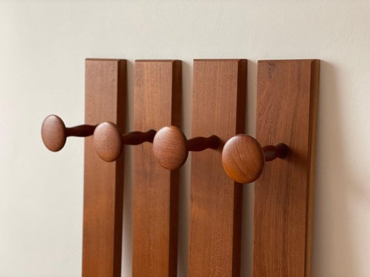 Mid-Century Danish Teak Wall Hooks by Aksel Kjersgaard, 1960s-WSA-1020578