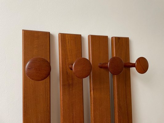 Mid-Century Danish Teak Wall Hooks by Aksel Kjersgaard, 1960s-WSA-1020578